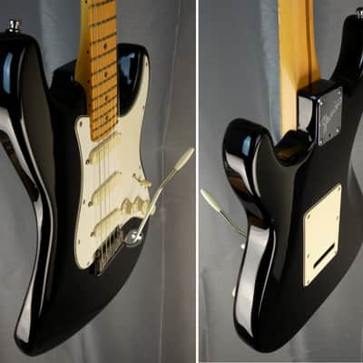 FENDER Stratocaster American Deluxe 1995 - Black - USA image 6
