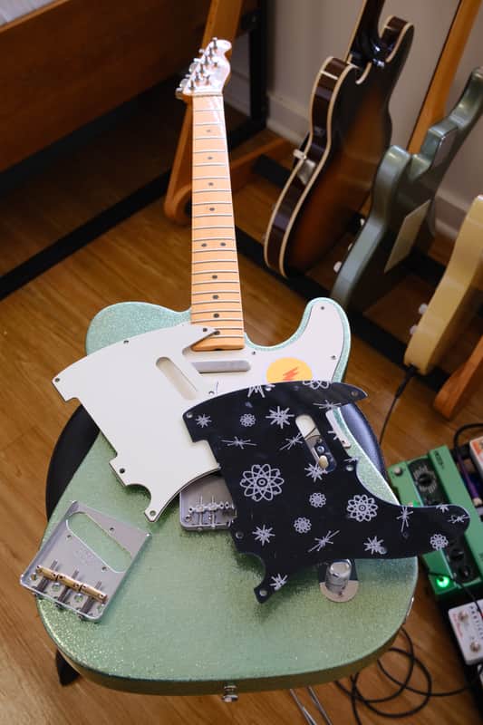 Partscaster: Guitar Mill Coke Bottle Flake T-Style + Fender Bullet 1 Neck – Complete Premium Build, Mastery, Arcane, Rutters with Extras! image 1