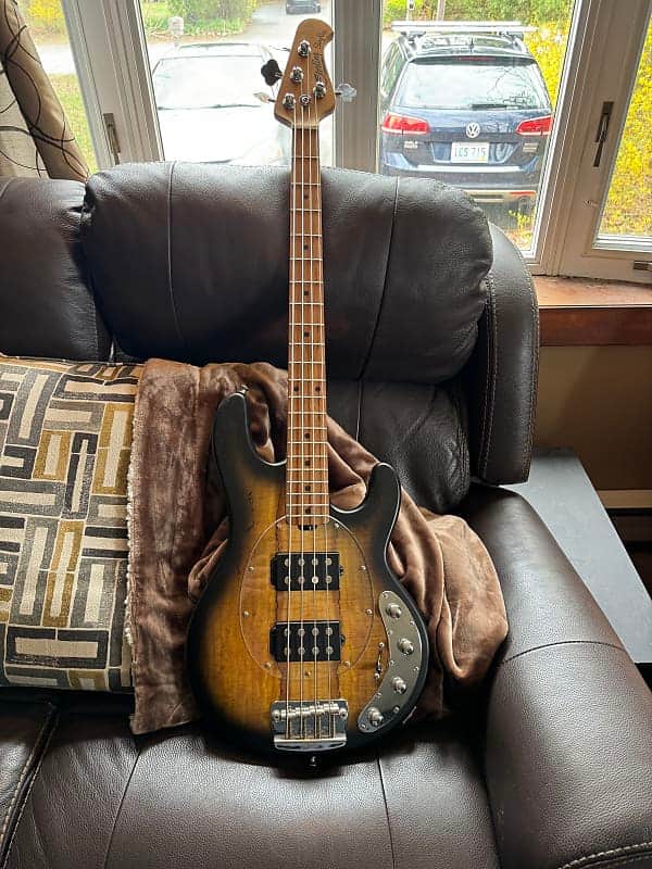 Sterling StingRay Ray34HHSM 2021 - Natural Burst Satin image 1