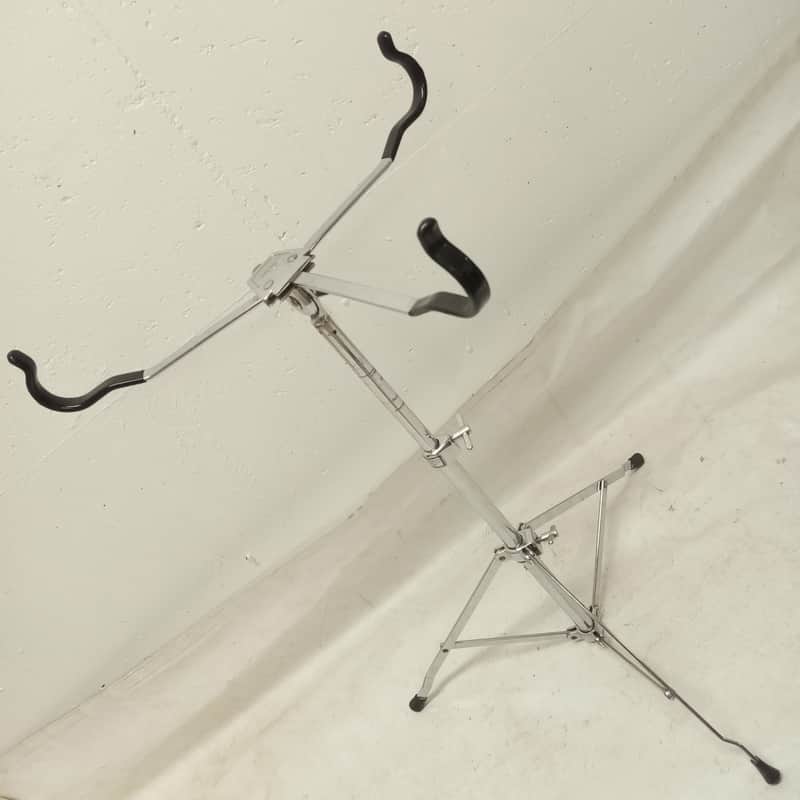 *Ludwig Snare Drum Stand Atlas 1355 Single-Braced Chrome Chicago USA Vintage 70s image 1