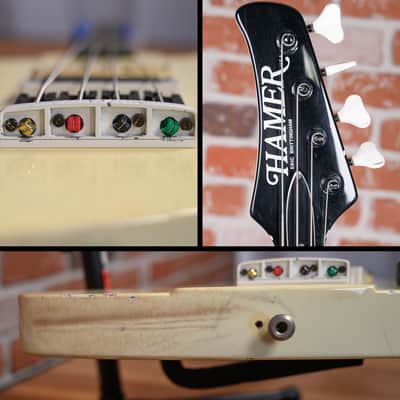 Hamer FBIV Classic White Built for Eric Brittingham of Cinderella 1988 w/Hard Shell Case image 16