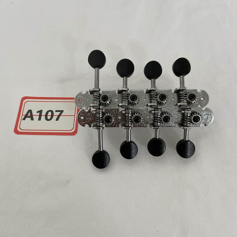 4R4L Vintage 8 String Mandolin Tuning Pegs Set in Silver image 1
