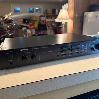 Nikko Beta 30 Stereo Preamplifier Japan FRESH Service V Rare Red Faceplate 🔥🎶 image 4