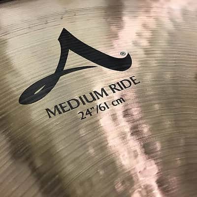 Zildjian A0037 24" A Zildjian Medium Ride Cymbal w/ Video Link image 2