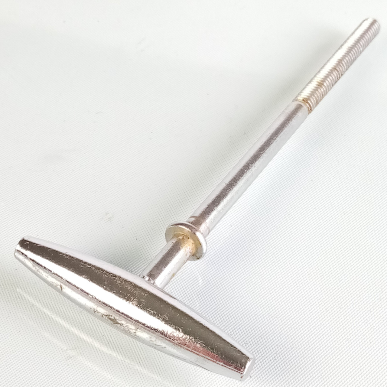 Gretsch Bass Drum Tension Faucet-Rod Round Badge Chrome Vintage RB 3 3/4" 60s* — main photograph