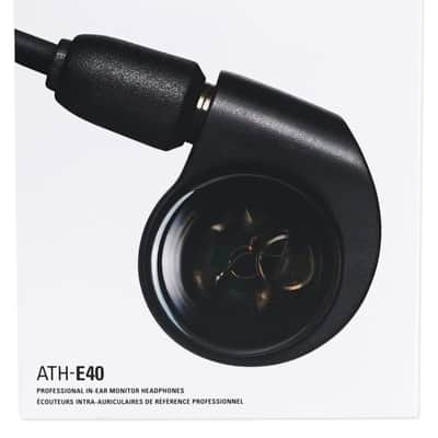 Audio Technica ATH-E40 Professional In-Ear Monitor Mini Headphones Earphones image 5