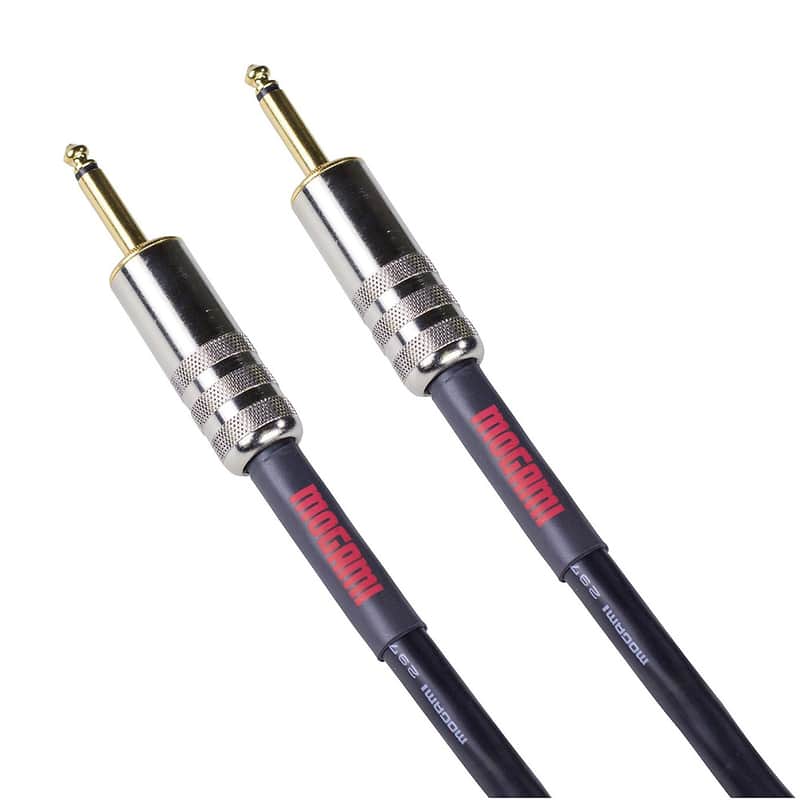 Mint Mogami Overdrive Speaker Guitar Bass Amp Keyboard Cable 1/4" TS Straight 10 ft image 1