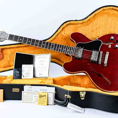 Gibson 1961 ES335 Reissue Sixties Cherry Heavy Aged image 3