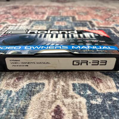Roland GR-33 VHS Video Owners Manual w/ Time Stamps! image 3