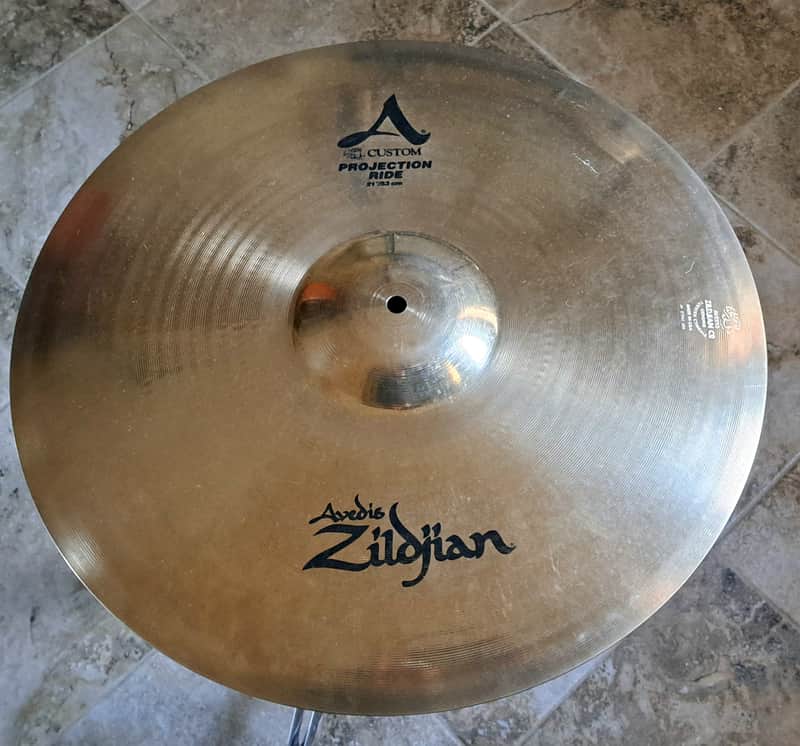 Zildjian 21" A Custom Projection Ride Cymbal 2001 - 2009 - Brilliant image 1
