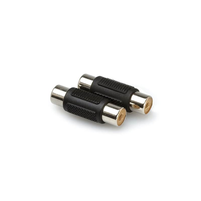 Hosa GRA101 GRA-101 RCA Coupler 2 pack image 1