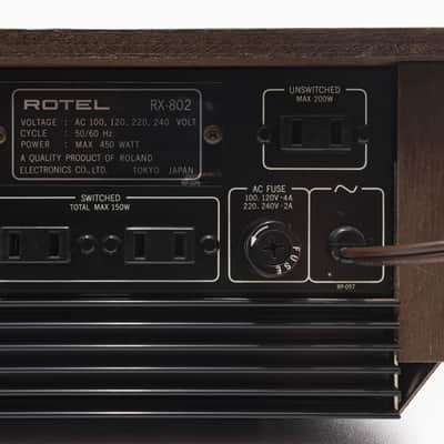 ROTEL stereo receiver RX 802 image 12