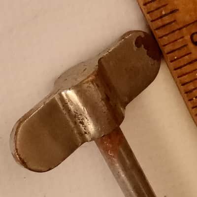 Leedy 10-24 Walberg&Auge 7 3/4"Single-Tension Thumb Rod Snare/Tom Drum Nickel US image 2