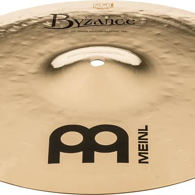 MEINL B14HHH-B Byzance Brilliant Heavy Hammered HiHat 14 Zoll brilliant image 2