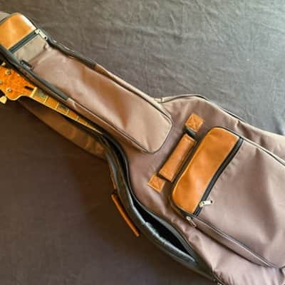 DYNAMIC METROPOLITAIN ST - Super Thin ES Semi-Hollowbody AAA Amber Quilt image 11