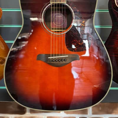 Yamaha FG730S Sunburst Acoustic Guitar image 2