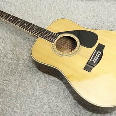 Vintage 1980's made Orange Label Yamaha  FG12-350 12strings Acoustic Guitar  Made in Japan image 25