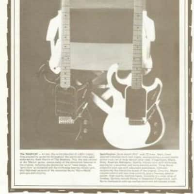 1981 Burns Marvin Greenburst Hank Marvin Signature Brazilian Mahogany Catalog Guitar Made in England UK Lawsuit Scroll Headstock The Shadows Green Burst Jim Burns Actualizers LTD 1979-1983 80s Vintage British image 3