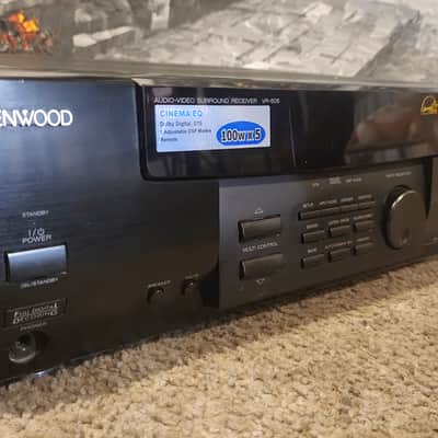 Kenwood Kenwood VR-505 A/V Receiver with Dolby Digital and DTS 90s  - Black metal cabinet image 4