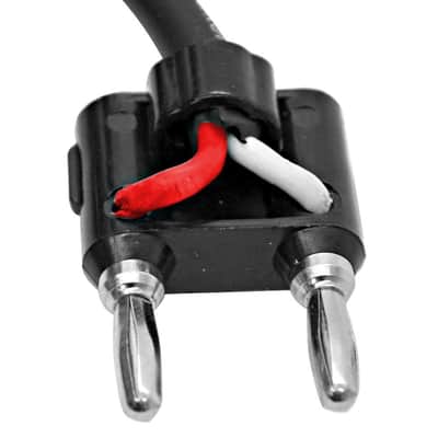 SAPT514 - 2 Pack of 6 Inch Banana Plug to 1/4 Inch TS Mono Female Patch Cables image 3
