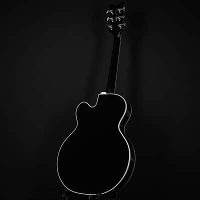 Gretsch Falcon Hollow Body w/ String-Thru Bigsby- Black (JT25113883) image 13