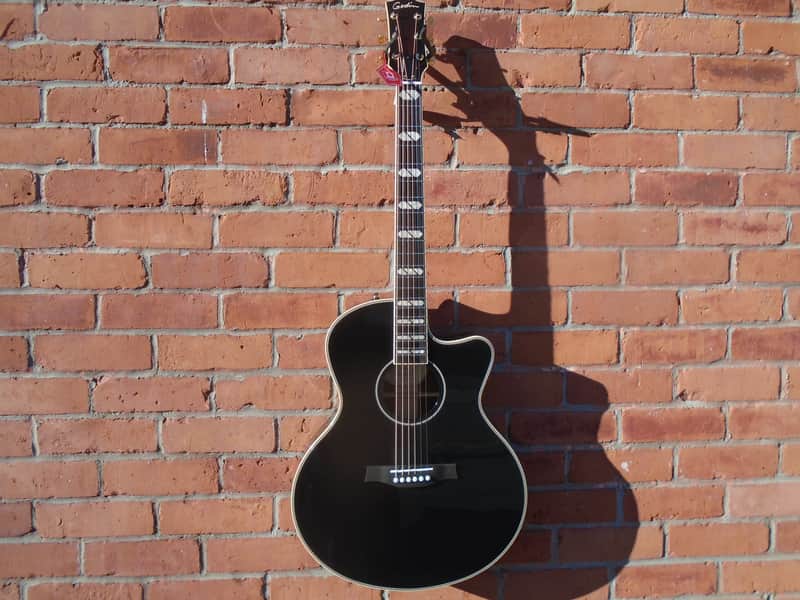 Godin Connaisseur MJ RW Black w/hard case , sf image 1