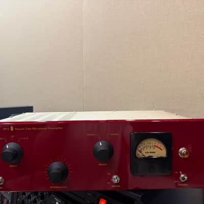 D.W. Fearn VT-1 Single Channel Tube Mic Preamp 2010s - Red image 1