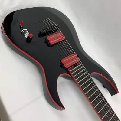 Schecter Sunset-7 Red Dawn 7-String Guitar Gloss Black B-STOCK image 9