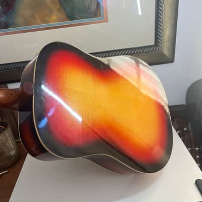 Kawai KF-90 Vintage Acoustic Guitar 60’s-70’s in Sunburst image 6
