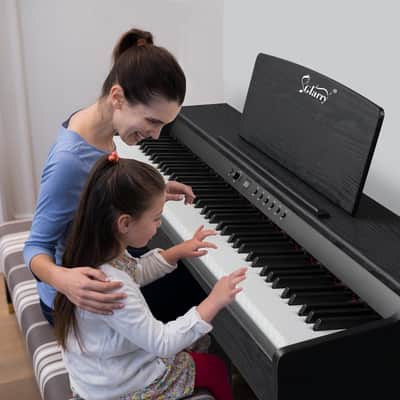 Glarry 88-Key Home Full Weighted Keyboards Hammer-action Keyboard Digital Piano - GDP105 image 10