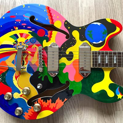 TPP Beatles "Apple Boutique" Custom Epiphone Casino Tribute image 2
