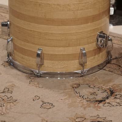 Ludwig 12/13/14/16/18" Drum Set - 1970s Jazzette Butcher Block image 23