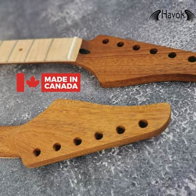 Mahogany Neck flame Maple Board Stainless Steel Jescar Frets image 1