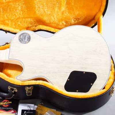 2024 Gibson Custom M2M ’68 Les Paul Custom Nordic Blue 5A Quilt Top TV White COA image 8