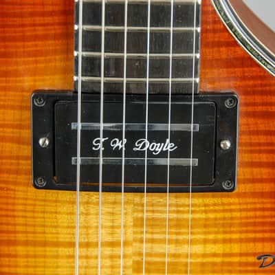 1998-2000 Harvey Leach Dragon, Mahogany/Maple/TW Doyle Pickups image 8