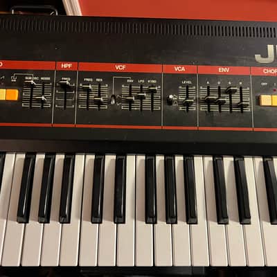 Roland Juno-60 61-Key Polyphonic Synthesizer 1982 - 1984 - Black image 6