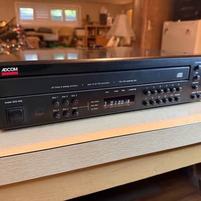Adcom GCD-600 5-disc CD Changer Player + DAC NEAR MINT FRESH SERVICE REMOTE WOW! image 3