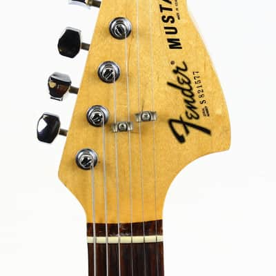 1978 Fender Mustang Sunburst Vintage Electric Guitar w Original Hard Case & Strap image 8