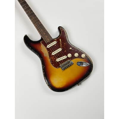 Fender CUSTOM SHOP STRATOCASTER LIMITED EDITION ROASTED 61 SUPER HEAVY RELIC 3 TONS SUNBURST 2023 - Super Heavy relic Aged 3 Tons sunburst image 3