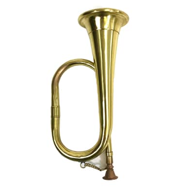 The Ventiano Brass Bugle / Bigule Single Tube Horn, Wind Instrument image 3