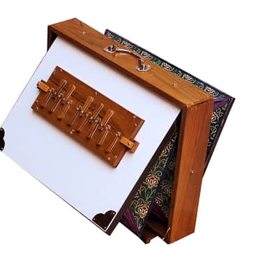 SHRUTI BOX~BIG SIZE (16" X 12" X 3")~13 NOTES~TUNING 440Hz~YOGA~MANTRA~CHANT~WITH BAG image 5