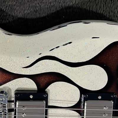 Gibson SG Standard '61 2022 custom painted Flame relic image 7