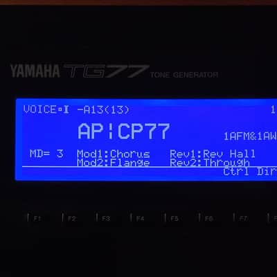 New blue display for Yamaha Tg77 Bild 4
