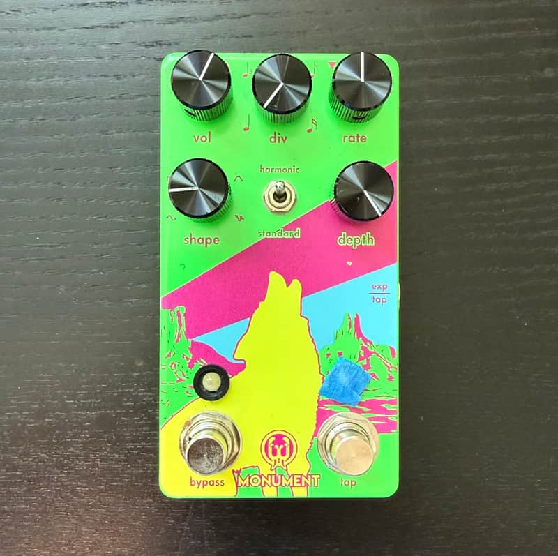 Walrus Audio Monument Harmonic Tap Tremolo V2 Limited Edition - Neon Series 2019 - Neon Green image 1