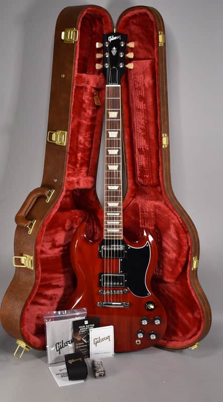 2026 Gibson SG Standard '61 Stop Bar Vintage Cherry w/OHSC image 1