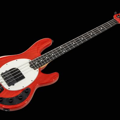 Music Man USA StingRay 4 Tim Commerford Artist Series - Caliper Red (active) image 2