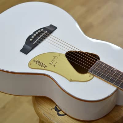 Gretsch G5021WPE Rancher Penguin Parlour, White Electro Acoustic Guitar image 3