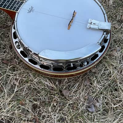 OM Professional Banjo with case and Bill Keith tuners image 2