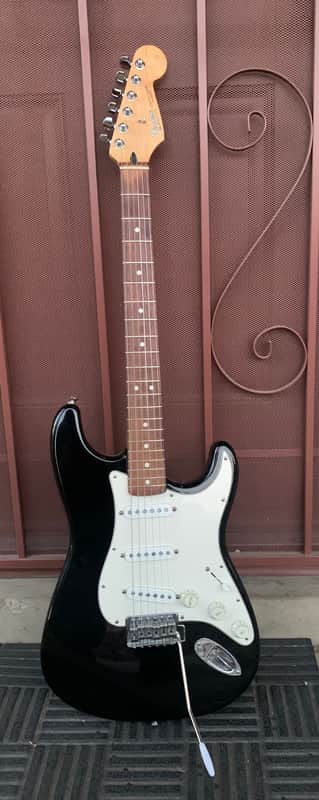 Fender Stratocaster MIM Electric Guitar 1996 - black image 1