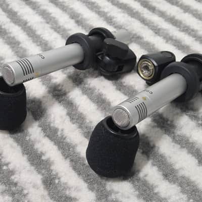 Samson C02 Small-Diaphragm Supercardioid Pencil Condenser Mics (Stereo Pair) 2010s - Silver image 5